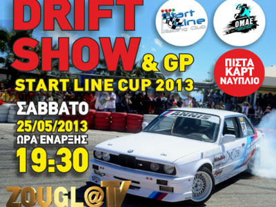 Χορηγός σε αγώνες drift το Zougla TV